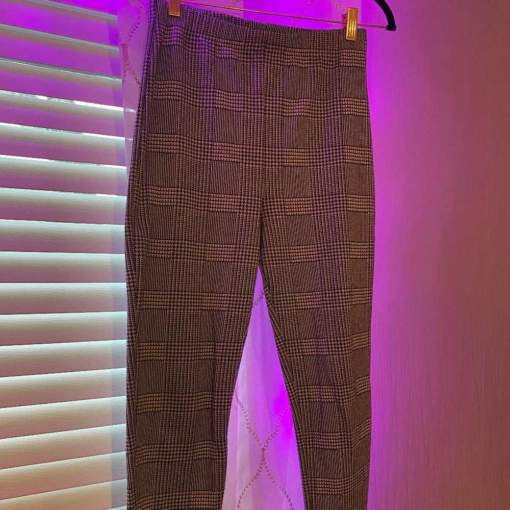 Plaid Pants - Forever 21
